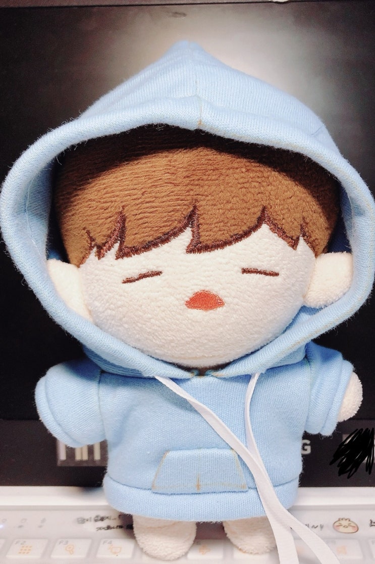  짼뭉이(15cm 인형) 후드티 만들기