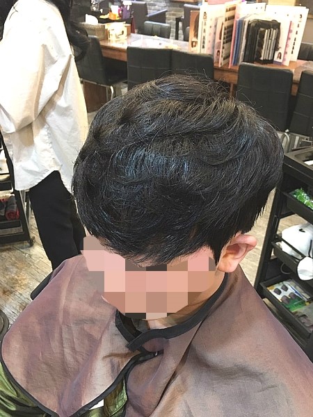 나후헤어,강릉미용실,강릉머리잘하는미용실 - 남자 볼륨 C컬펌