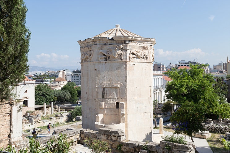 아테네 여행의 시작, 로마포룸과 바람의 탑