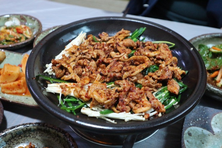  양산 물금 밥집 [아름드리] 오리불고기 정식 맛집