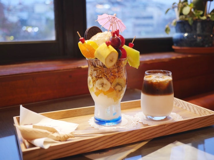  여수 레트로 감성 카페 종화동다방, 파르페가 맛있는 곳!