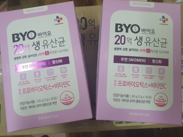  화농성염증 항산화에 좋은 CJ 유산균 우먼스 프로바이오틱스