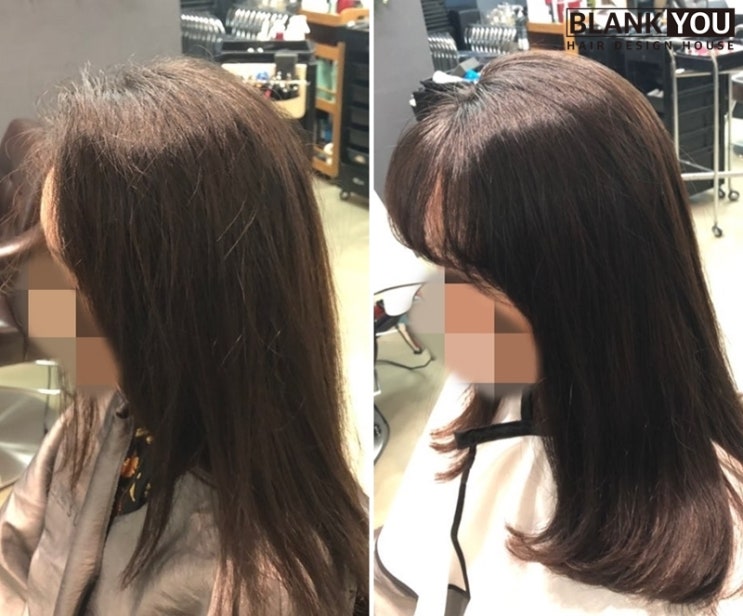  분당 매직셋팅 c컬펌 잘하는 미용실 블랭크유