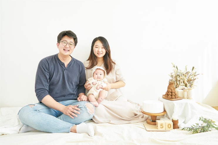  70일에 찍은 50일 아기 촬영사진, 홈스냅/홈스튜디오 [동탄 한이네사진관]
