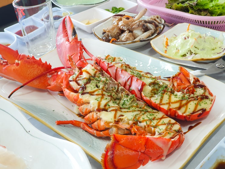  제주 곽지해수욕장 맛집  해송수산물회센타
