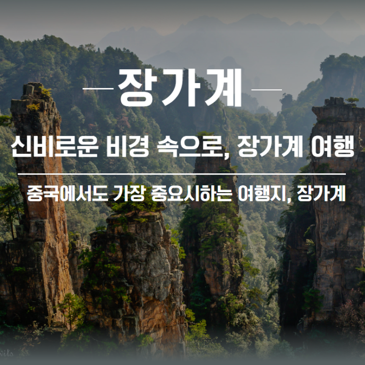  [중국여행] 화려한 비경 속으로, 중국 장가계 여행