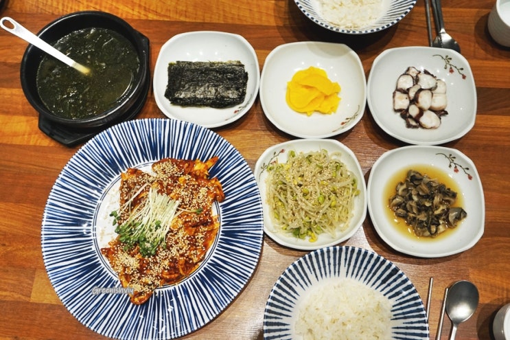  대전 도안동 맛집 자가제 낙지볶음세트 먹고 가세요~