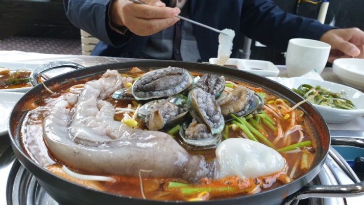  군산 전복 해물탕 맛집 복있는집 후기