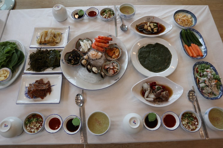  제주도 횟집 맛의 향연