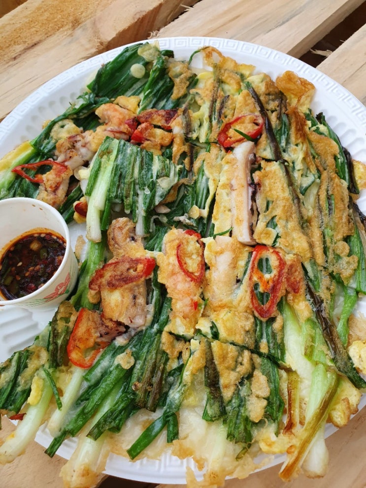  3일째 다녀온 삼토페스티벌,빨간오뎅과  비올때 땡기는해물파전먹는