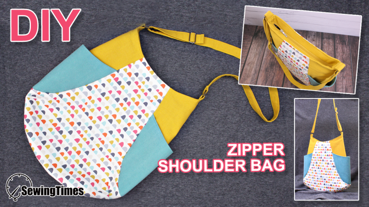 ZIPPER SHOULDER BAG FREE PATTERN 튤립 숄더백 무료패턴