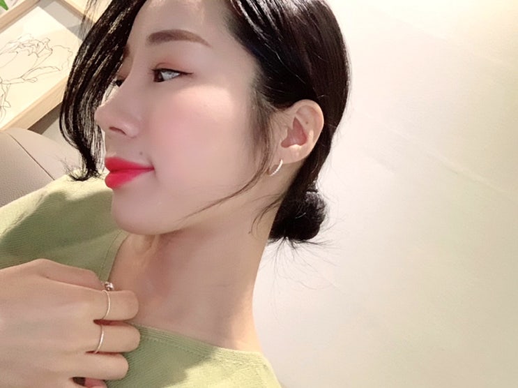  탄생석반지 골드링귀걸이 : 캔버스링스에서 존예로 맞춤제작 했어요️