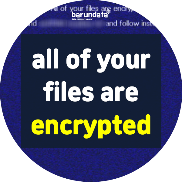  all of your files are encrypted 파랗게 변한 바탕화면은 소디노키비(블루크랩) 랜섬웨어 입니다