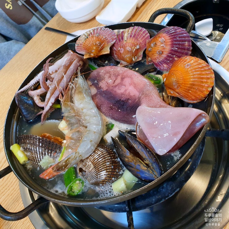  [부산 남구 맛집] 해산물 듬뿍 칼국수가 맛있는 만선해물탕