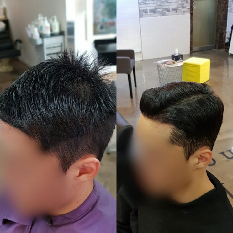  군인 포마드펌 하러 충북 제천에서 방문했네요