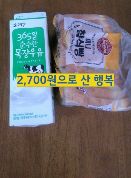  10월 1주차 가계부 결산:) 2,700원으로 산 값진 행복
