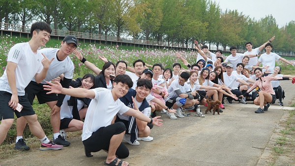  선문대와 함께 아산알리는 런트립…40여 명 참여