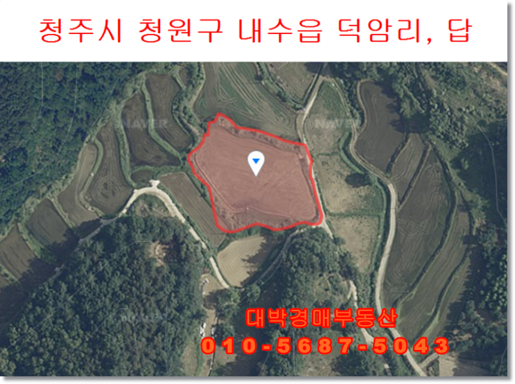  충북경매 청주 청원구 내수읍 덕암리 토지경매 대박경매부동산 땅