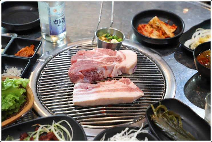  제주도 함덕 맛집 흑도야지 제대로 먹고싶다면 함덕흑돼지연탄구이로!