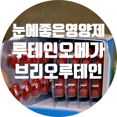  루테인오메가 눈에 좋은 브리오  루테인 아스타잔틴 플러스로 챙겨요