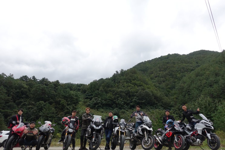 (R1250GS  ADV)  브라더들과   태백 모터싸이클 박투  2일차  - 초막 고갈두 /덕풍계곡