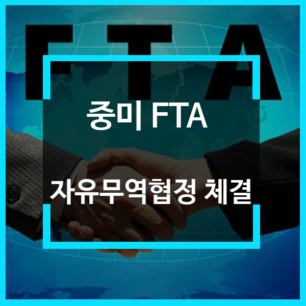  중미 FTA 자유무역협정 체결