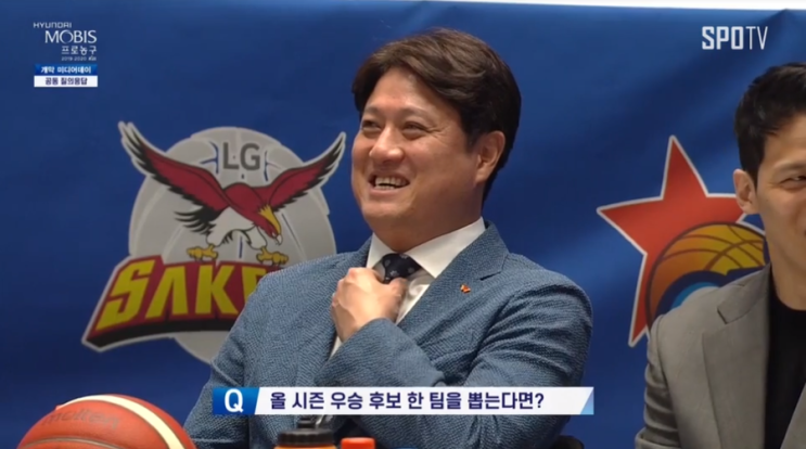 191001 2019-2020 현대모비스 프로농구 미디어데이 공통질의 우승후보 1팀 : 역시 추일승 감독,유도훈 감독의 앙금, 더 늙기 전에 일승이가, 선수들이 뽑는 경계선수 : 최준용 또르르, 이관희b,김종규 몸상태 등