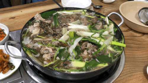  수원백숙 산약초식당에서 오리능이백숙~