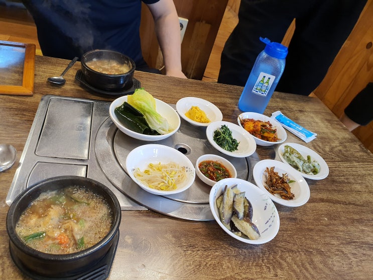  평양갈비에서 된장찌게  점심