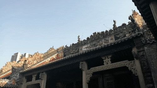  광저우, 진가사, 천자츠 陈家祠, 화려한 조각의 진수