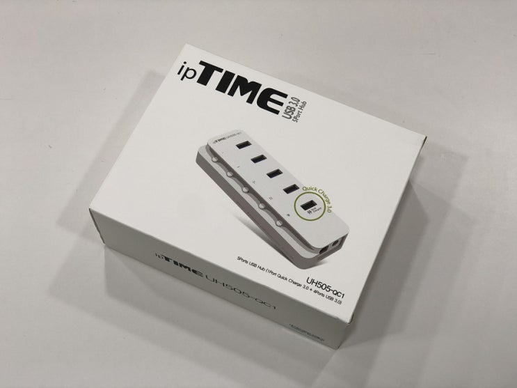  [USB 허브 구매] ipTIME UH505-QC1 5포트 USB 허브 (아이피타임 USB 3.0 허브)