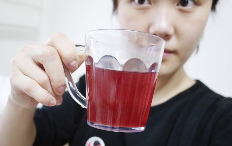  히비스커스 차 효능 , 미용건강 위해 더바디랩 리얼 퍼플티 마셔보다