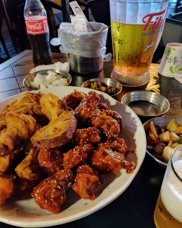  가을날씨 만끽하기 좋았던 수성못 만수통닭 루프탑