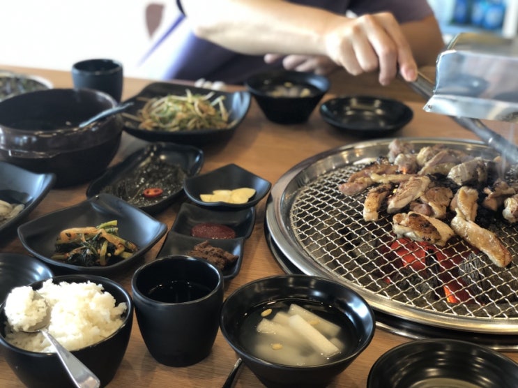 춘천 신상맛집 :: 동면 만천리 철판 숯불 만석 닭갈비