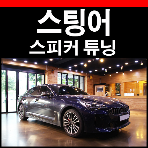  스팅어 오디오 튜닝 AVI 스피커 파워앰프 조합으로 풀세팅하기