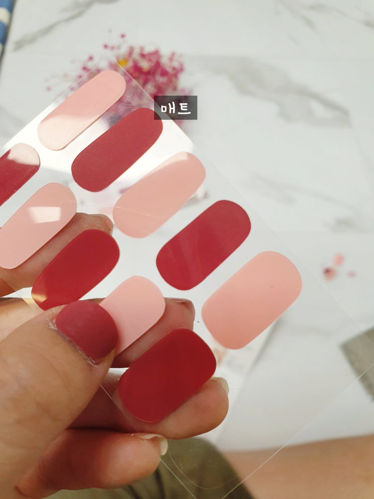  올리브영추천템, 젤라또팩토리로 가을네일 했어요 :)