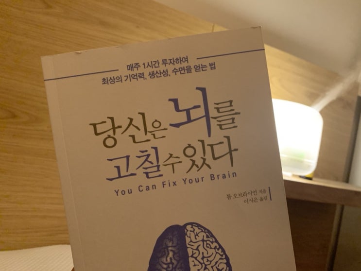  책리뷰,당신은 뇌를 고칠 수 있다(you can fix your brain) 톰 비오브라이언