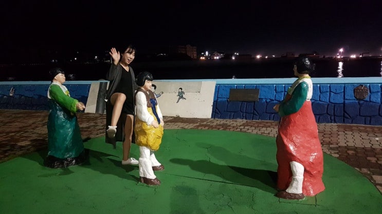  제주시 공항근처 가성비 좋은 오션뷰 숙소 도두동 블루비치펜션 아침바다산책은 도두추억애거리로~