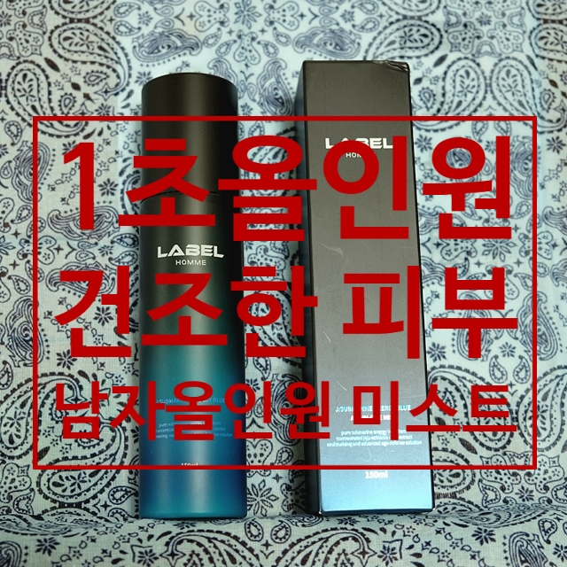  1초올인원 | 건조한 가을 남자올인원 추천 미스트