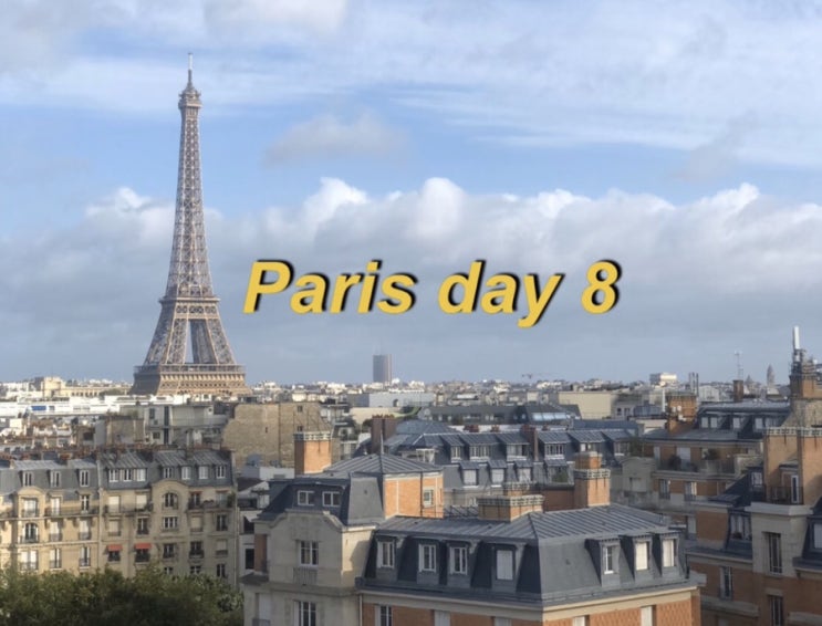 세모녀의 8박9일 파리 자유여행(feat.인생여행지) 8일차 마지막 에펠탑 즐기기&공항리무진&텍스리펀 &파리 총 경비