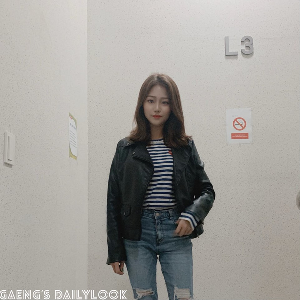  20191008 "이제 시작하세요, 여자 라이더자켓 룩"