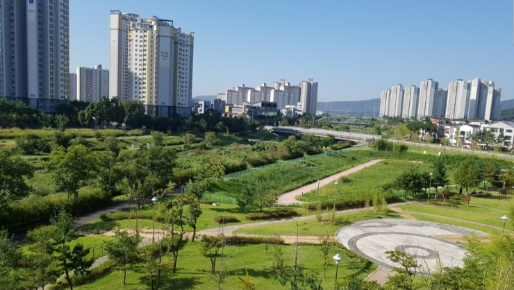 대전아파트단지내조경이쁜/저층조망좋은 숲세권 대전유성도안7단지신축예미지아파트