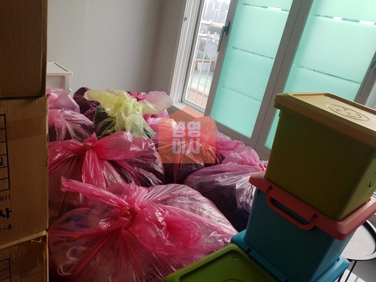  의왕 원룸이사현장 반포장이사작업으로 포일동서 안양도착