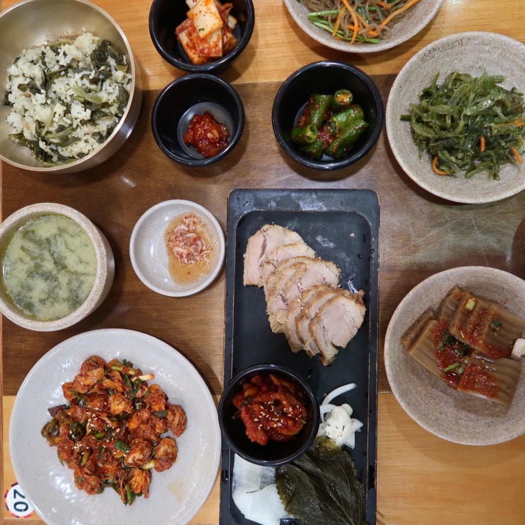  [국회의사당역맛집 추천]국회의사당근처 맛있는밥집, 국회의사당역  순남시래기 서여의도점 "시래기 꼬막정식&도마수육정식"
