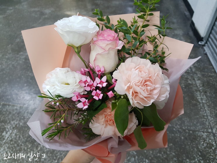 이천 터미널 꽃집, 리틀캐비넷에서 예쁜 꽃 선물했어요~
