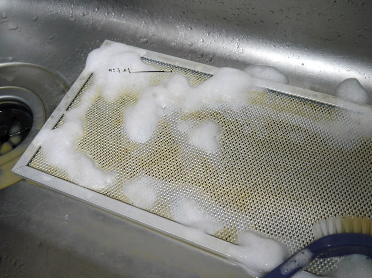  기름때 클리너 에어프라이어 주방 후드 기름때 제거 완젼 대박!! 진짜여서 깜놀람 ㅋㅋ