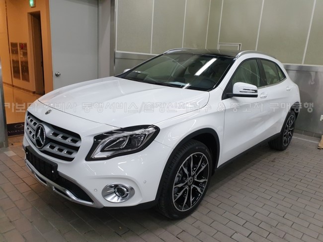  카보다-2019 벤츠 GLA클래스 GLA250 4Matic 신차계약후 차량등록전 벤츠매장 정비사동행 출장신차검수 및 강남신차검수