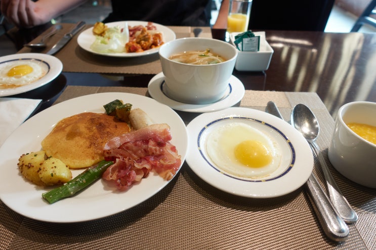  켄싱턴호텔 여의도 조식 먹고 한강 이랜드 크루즈 탔어요
