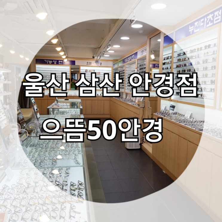  울산삼산안경점 가격이으뜸 저렴한 으뜸50안경 선글라스 맛집