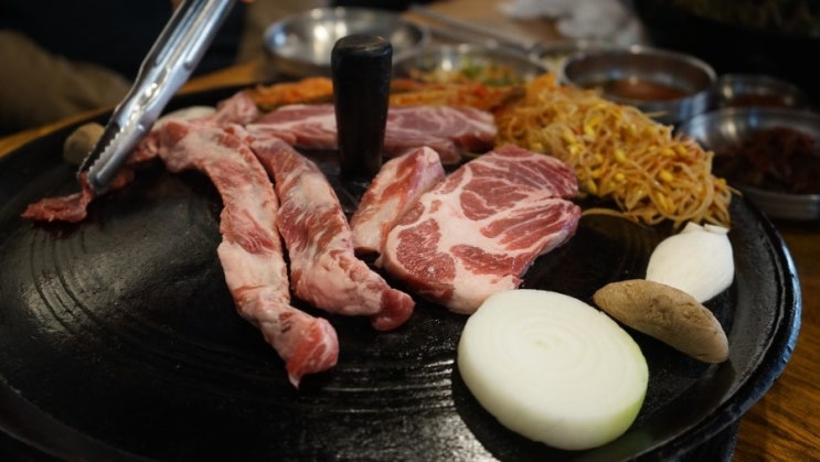  별내 고기집 나누리솥뚜껑구이 - 역시 이베리코돼지고기!!